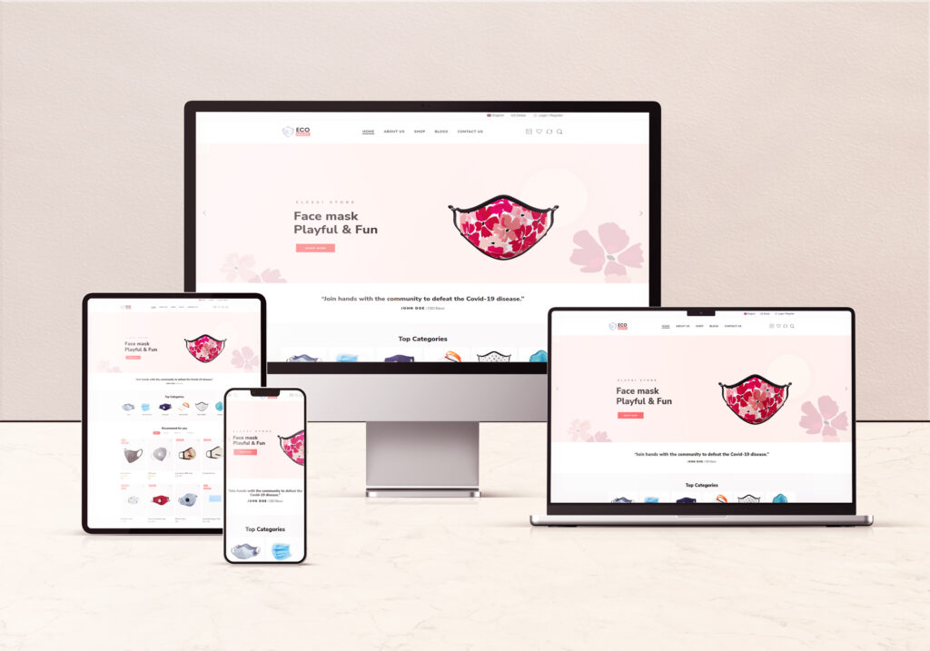 Eco Mask (Ecommerce Site)